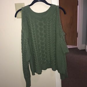 Aerie cold shoulder sweater
